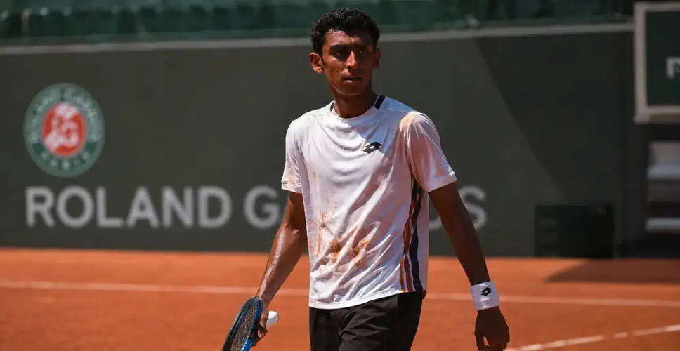 Arnav Paparkar's Impressive Journey at the French Open Ends in Round of 16