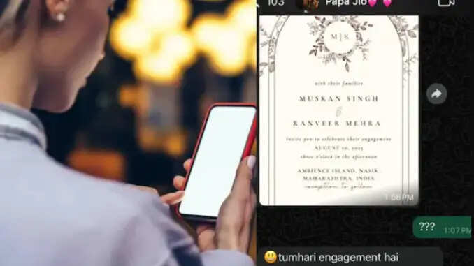 Father's Prank on Daughter with Fake Engagement Card Goes Viral