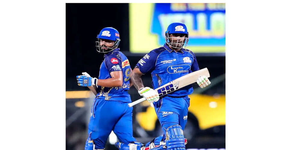 Mumbai Indians Fall Short Against RCB in Thrilling IPL Encounter