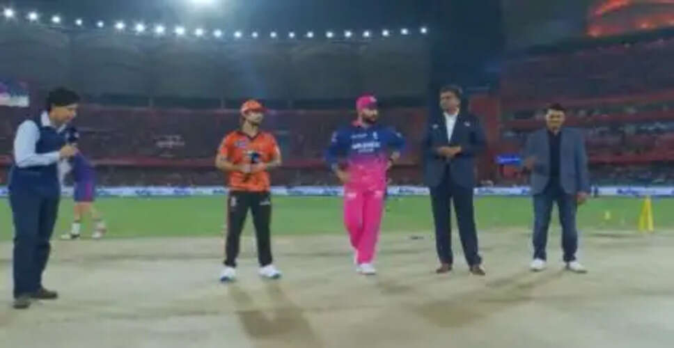 Rajasthan Royals Opt to Bowl First Against Sunrisers Hyderabad in IPL Clash