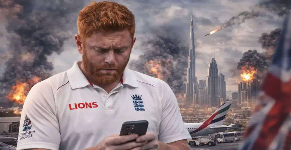 Jonny Bairstow Seeks Help Amid UAE Crisis