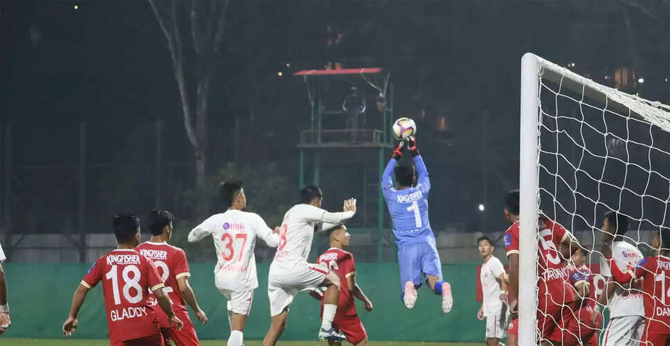 Shillong Lajong Dominates Aizawl FC with a 6-1 Victory in Indian Football League