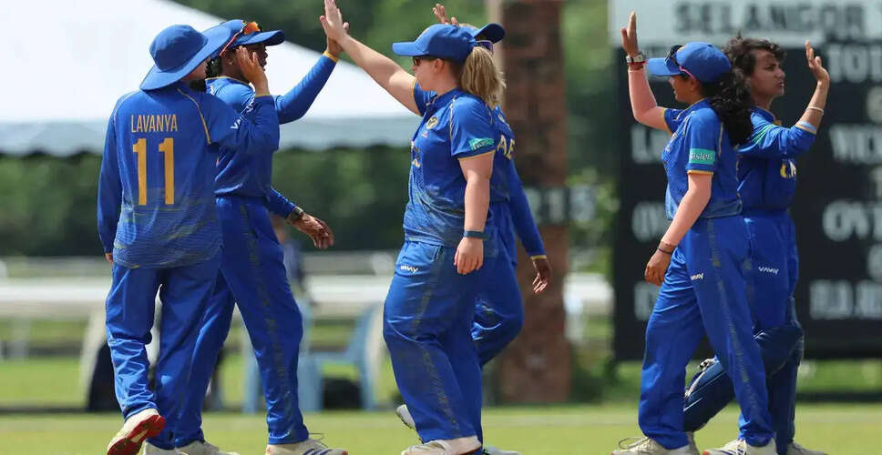 UAE Women Achieve Historic Victory Over Saudi Arabia in T20I Match