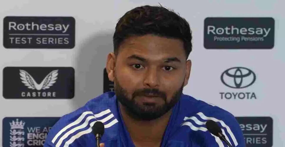 Rishabh Pant Embraces Leadership Role Ahead of England Test Series