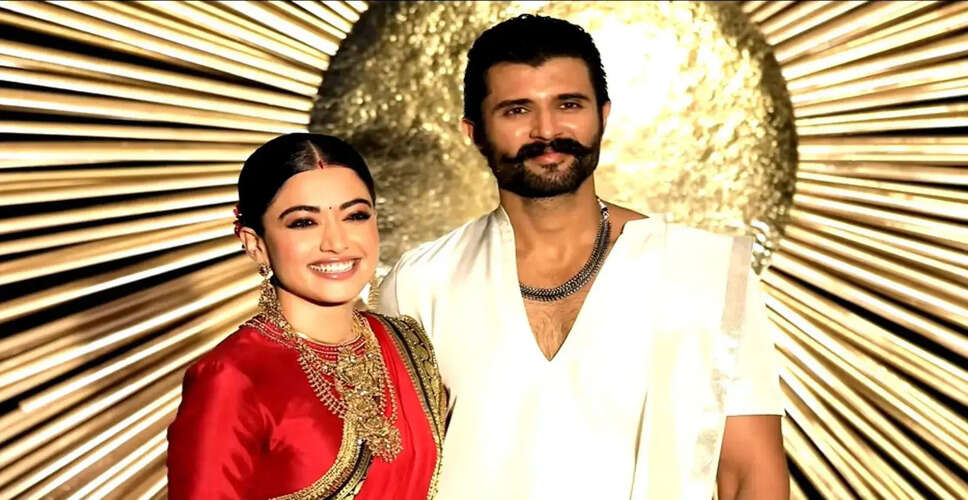 Vijay Deverakonda and Rashmika Mandanna Dazzle at Their Wedding Reception