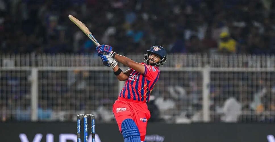 Nicholas Pooran Becomes All-Time Leading Run-Scorer for Lucknow Super Giants