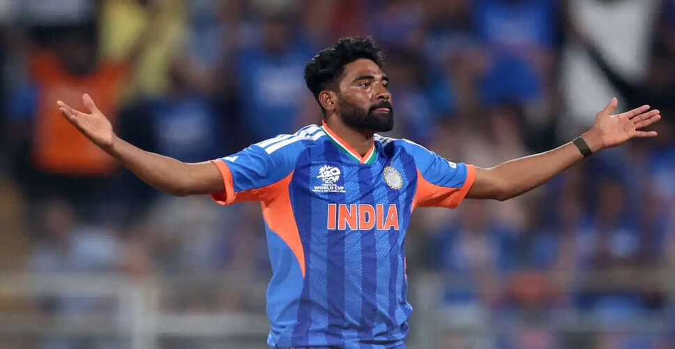 BCCI Rest Mohammed Siraj for Upcoming T20I Series Against Ireland and England