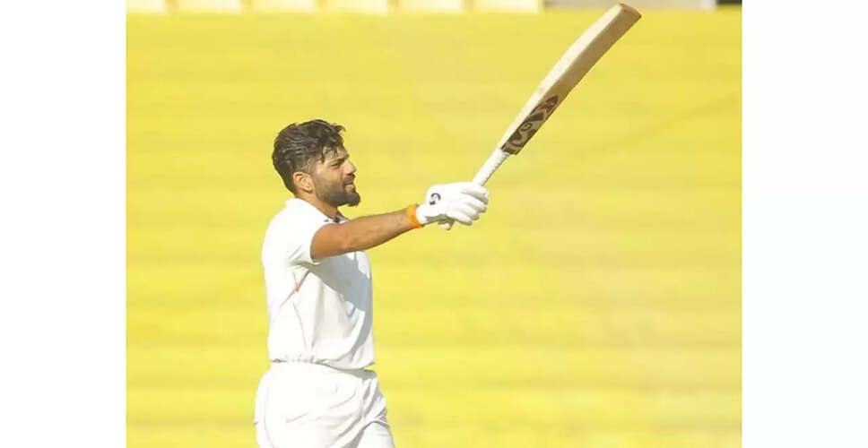 Dhruv Shorey Matches Record with Fifth Consecutive Century in Vijay Hazare Trophy