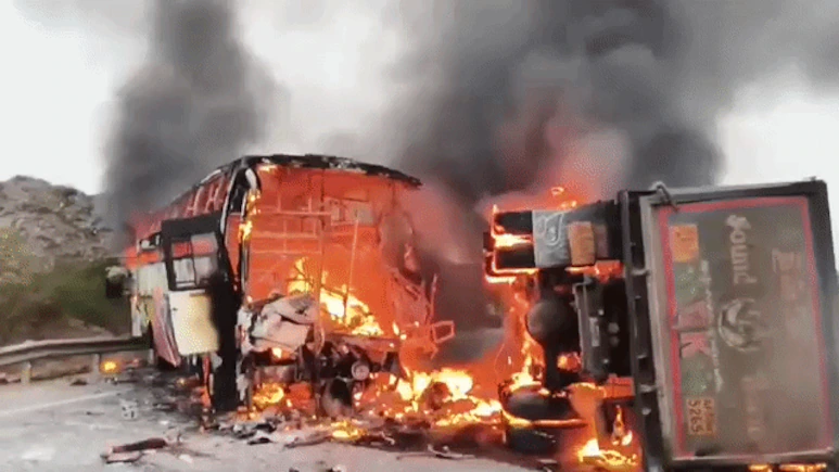 Tragic Bus Accident in Andhra Pradesh Claims 13 Lives