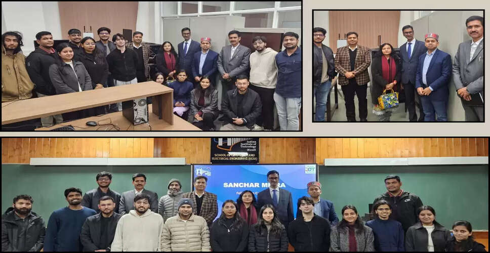 DoT Delegation Evaluates IIT Mandi's 5G Lab and Future 6G Research Initiatives