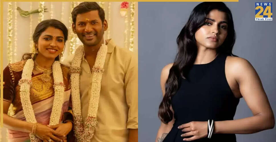 Tamil Actor Vishal Engages with Sai Dhanshika: A Look at Their Journey