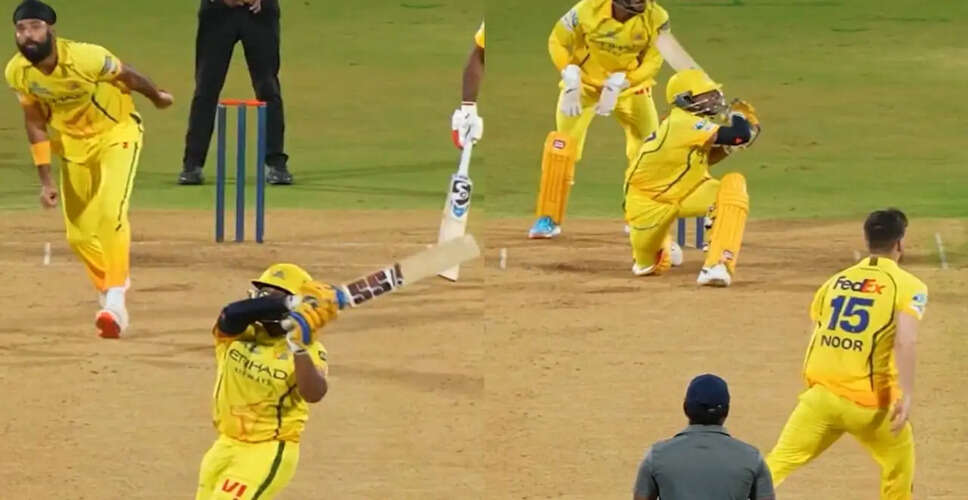 Sarfaraz Khan Shines in CSK Practice Ahead of IPL 2026