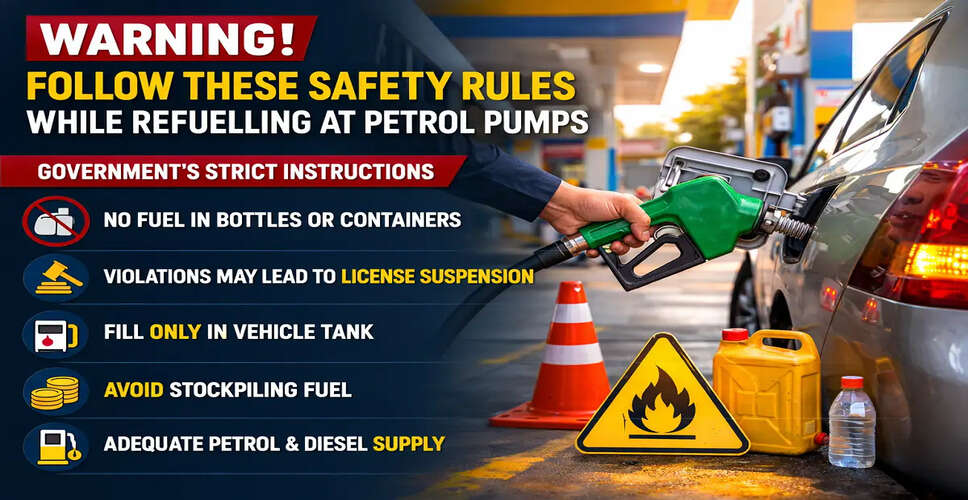 India Issues Fuel Safety Advisory Amid Global Tensions