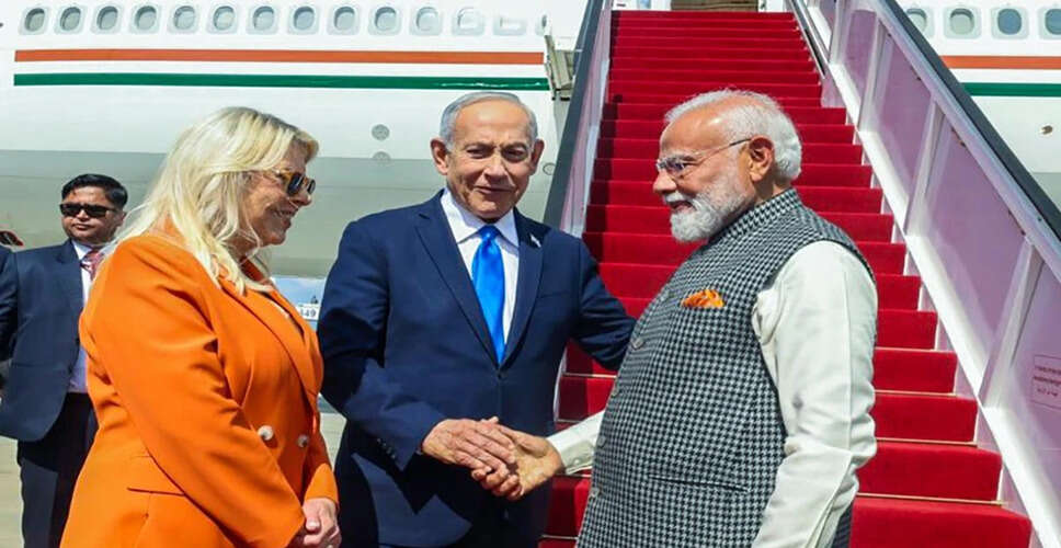 Prime Minister Modi Arrives in Israel for Strategic Talks and Cultural Engagement