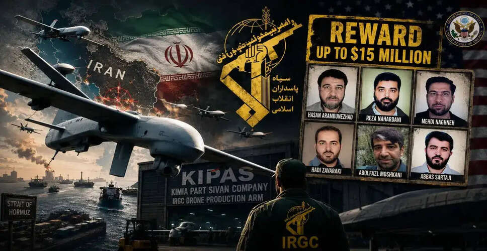 US Increases Pressure on Iran's Drone Operations with $15 Million Rewards