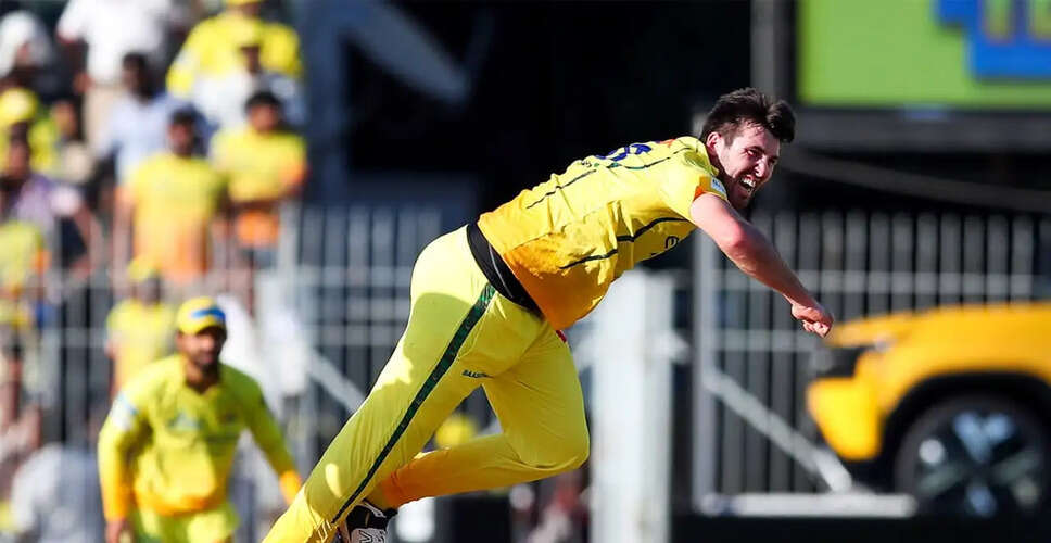 Chennai Super Kings Face Setback as Jamie Overton Injured