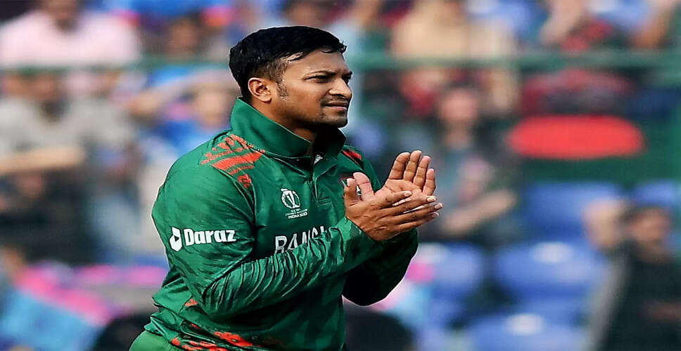 Shakib Al Hasan Revokes Retirement Plans, Aims for Farewell Series
