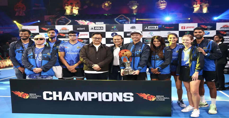 Mumbai Smashers Triumph in Indian Pickleball League Final