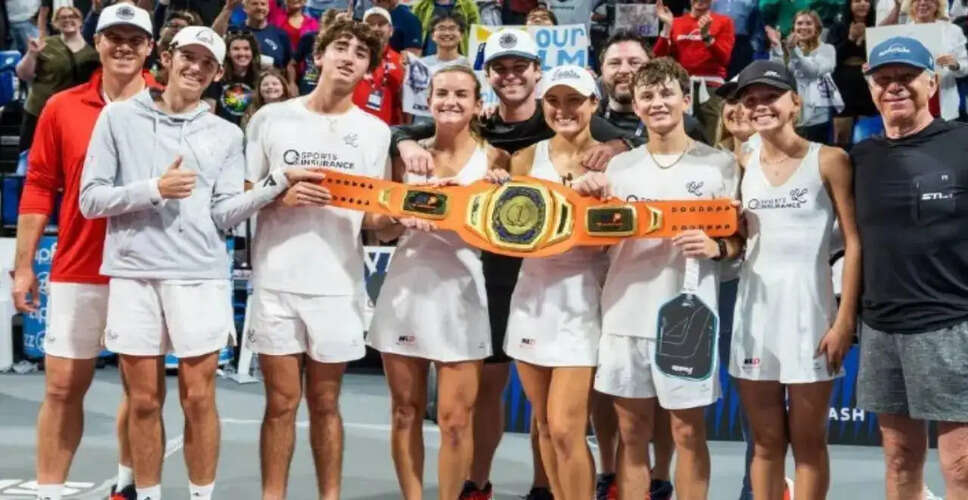 St. Louis Shock Claims Victory in Major League Pickleball Championship