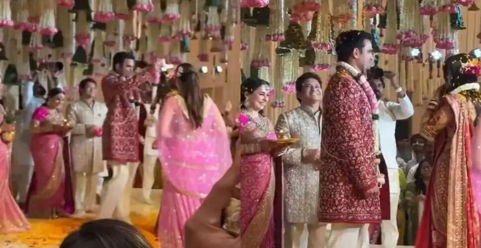 Arjun Tendulkar Ties the Knot with Saaniya Chandok in a Star-Studded Ceremony