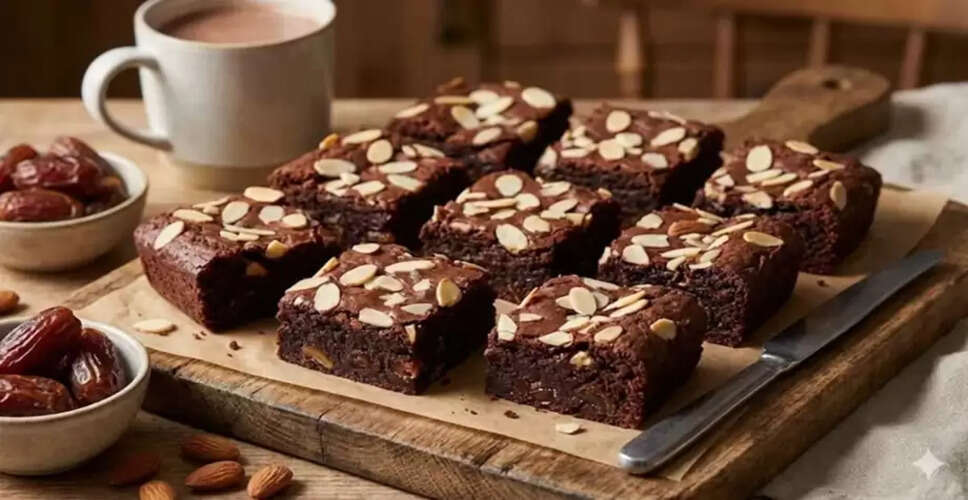Delicious Almond-Date Brownies Recipe for Winter Cravings