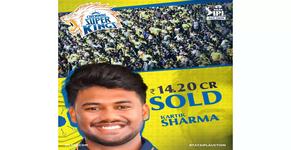 Young Talents Kartik Sharma and Prashant Veer Join CSK with Record Deals