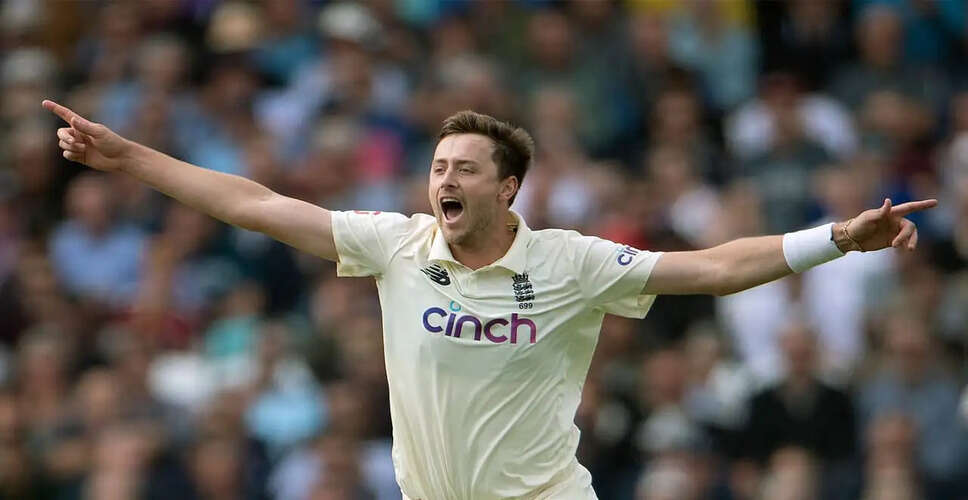 Ollie Robinson Aims for Test Comeback After Positive Feedback from Coaches