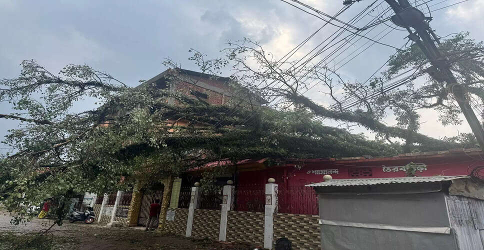 Severe Weather Hits Southern Assam Following Earthquake