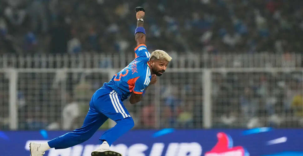 Hardik Pandya Ruled Out of ODI Series Against Afghanistan Due to Injury