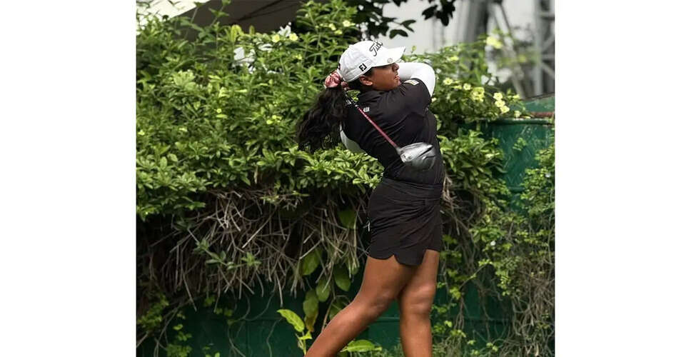 Aida Thimmaiah Leads Despite Injury at IGU Maharashtra Golf Championship