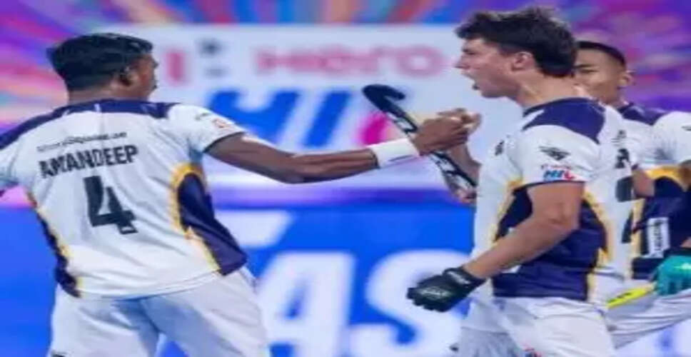 Hyderabad Toofans Dominate with a 6-0 Victory Over Shrachi Bengal Tigers in HIL