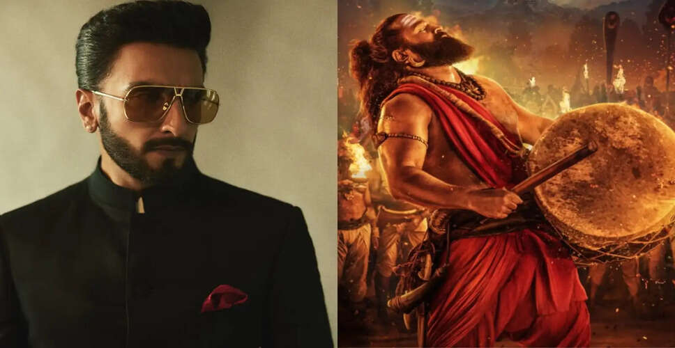 Ranveer Singh Faces Backlash Over Comments on Rishab Shetty's Performance