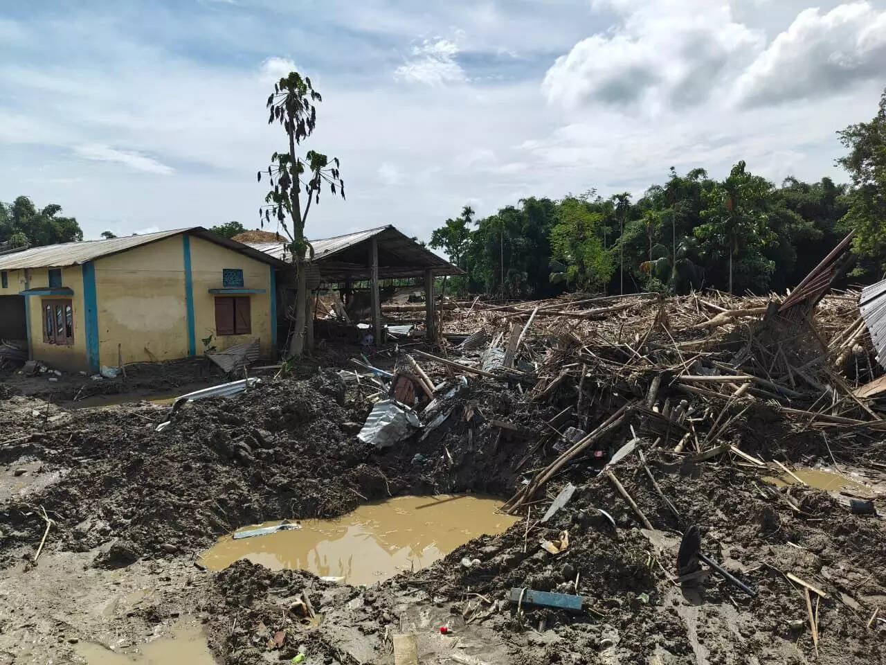 Nepali Khuti Faces Devastation After Flooding