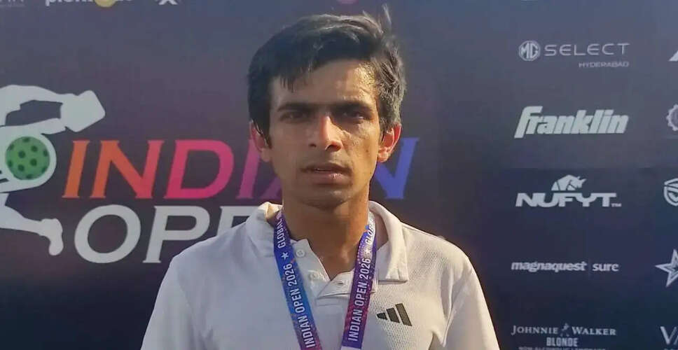 Aman Patel Triumphs at Indian Open, Secures Pro Men's Singles Title