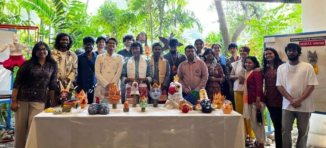 Majuli's Traditional Mask Art Celebrated at National Institute of Design