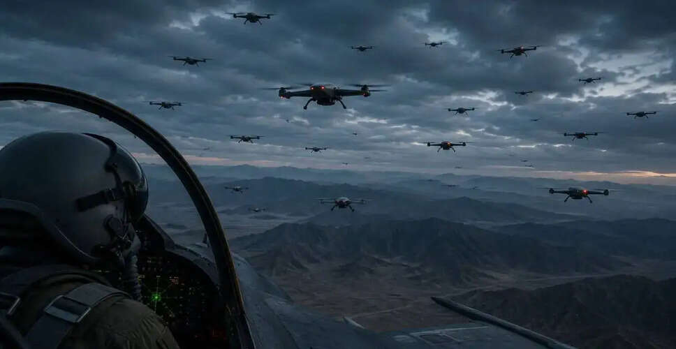 US Pilot's Encounter with Unusual Drone Formation Sparks Concerns Over Iran's Capabilities