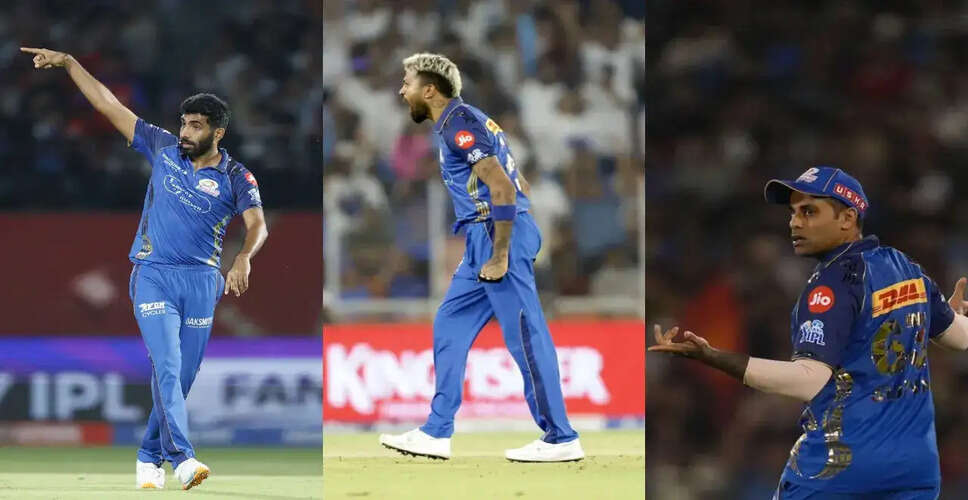 Mumbai Indians Make IPL History with Three Different Captains