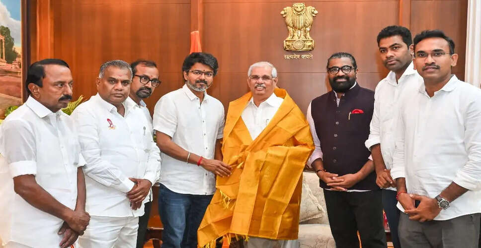C. Joseph Vijay Secures Support for Government Formation in Tamil Nadu