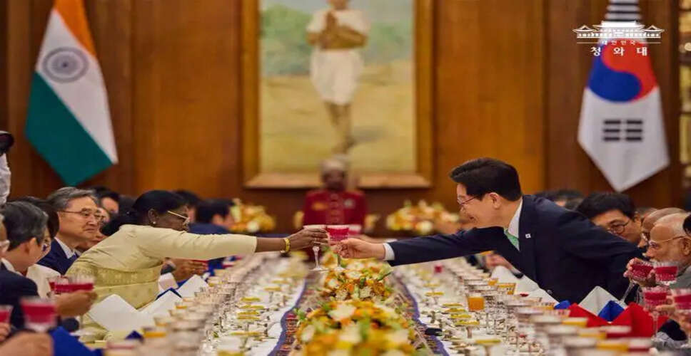 Rajasthani Cuisine Showcased at Presidential Dinner for South Korean President