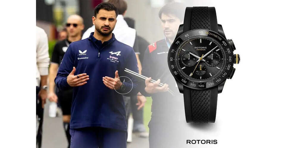 Kush Maini Showcases Indian Watch Brand at Formula 1 Season Opener