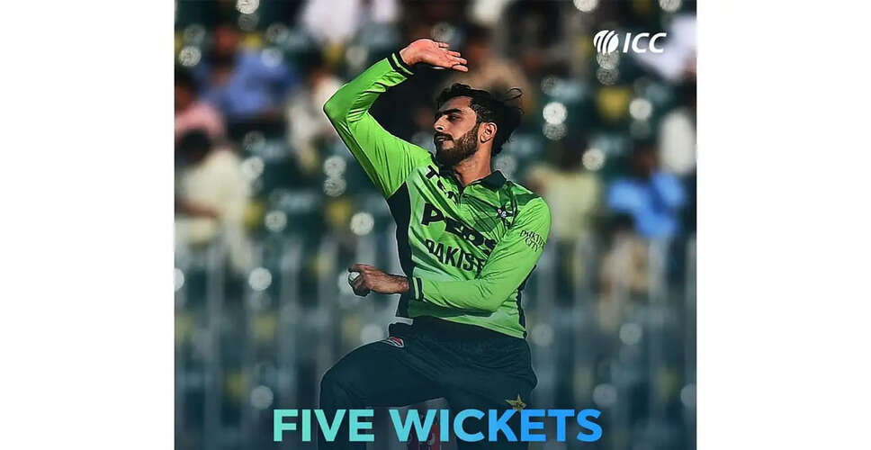 Arafat Minhas Makes ODI History with Five-Wicket Haul on Debut