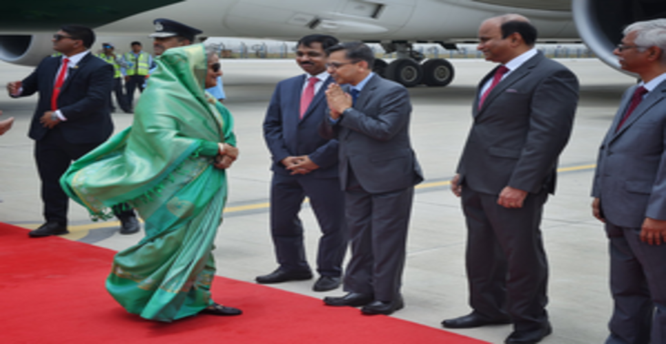 Bangladesh PM Sheikh Hasina arrives for PM Modi's swearing-in ceremony