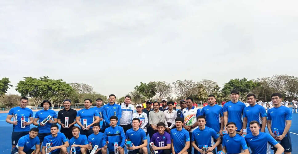 Kazakhstan Men's Hockey Team Trains in India Ahead of Asian Games Qualifiers