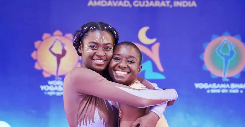 Mother-Daughter Duo Shine at World Yogasana Championships