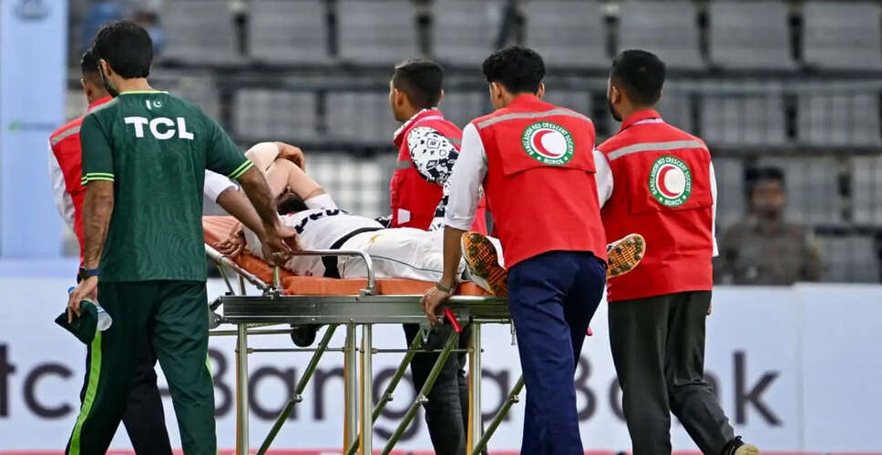 Pakistan's Hasan Ali Suffers Injury Scare During Second Test Against Bangladesh