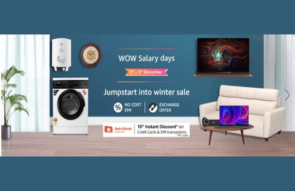 Amazon Wow Salary Days: Up to 50% off on these products including TVs, home appliances and laptops, learn details
