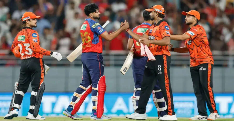 Exciting IPL 2026 Clash: Sunrisers Hyderabad vs Punjab Kings Preview