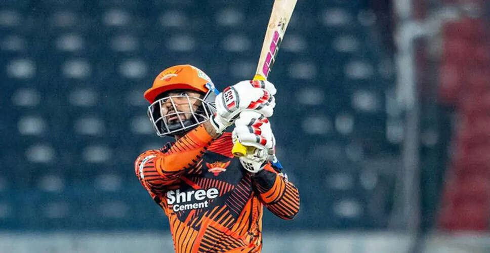 Salil Arora Makes His IPL Debut with Sunrisers Hyderabad