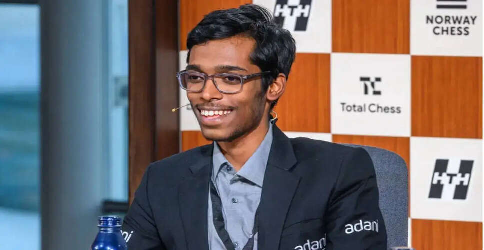 R Praggnanandhaa Makes History by Winning Norway Chess 2026