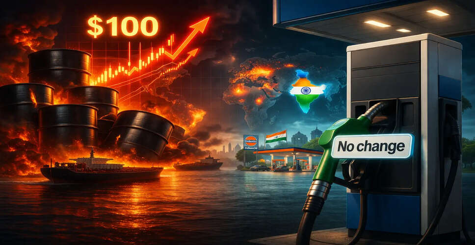 Global Crude Oil Prices Surge Past $100: India's Response and Stability